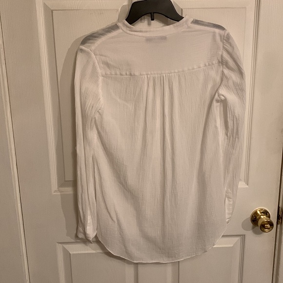 DIANE VON FURSTENBERG Women’s Button-Down White Long Sleeve Shirt SZ 6 - Picture 2 of 11